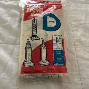 Dirt devil type D3 bags new in bag